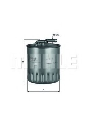 Купить KL1551 Mahle Original Фильтр-отстойник топлива грубой очистки